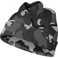 thumbnail image 1 of Tuque de Chasse Camouflage à Revers pour Hommes, Légère, Extérieure, Exercice, Décontractée, Douce, Chaude, Hiver, Bonnet, 1 of 5