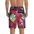 thumbnail image 3 of Invader Zim Comedy Men's Short Pajama Pants Lightweight Daily Lounge Shorts Bottoms Sleepwear Cozy Soft Home Pajama Pants Shorts, 3 of 9