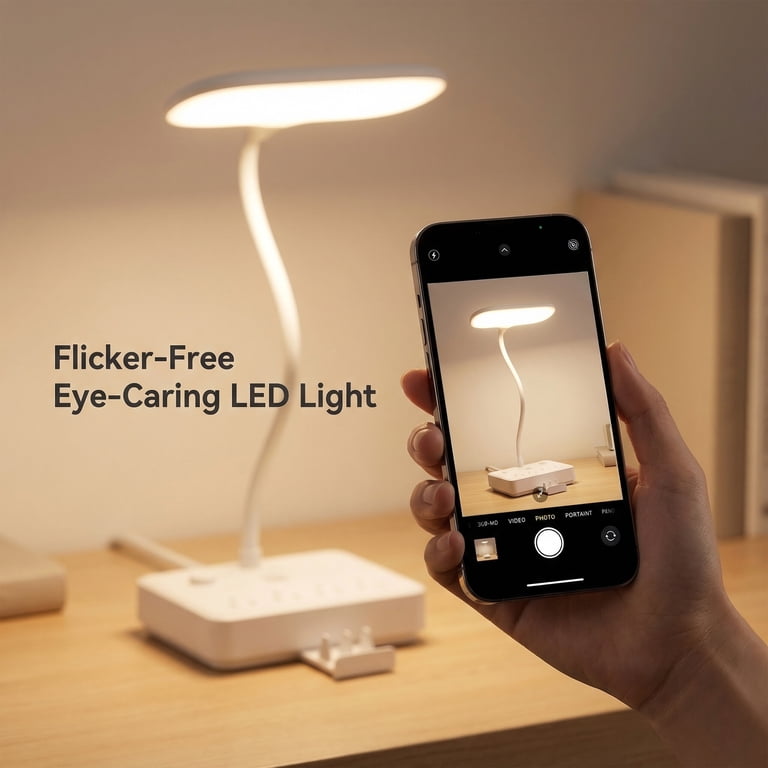 DAYBETTER LED Desk Lamp with Power Outlets and USB Ports photo 4