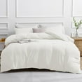 thumbnail image 1 of Duvet Cover Queen Piece Prewashed Ultra Soft Queen Bedding Set Features Zipper Closure and Corner Ties Includes Duvet Cover x & Pillowcases No Comforter, 1 of 7