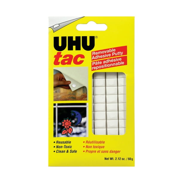 Uhu Tac Removable Adhesive Putty, 2 oz.