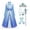 Blue, variant on Aximioll Little Girls Fairy Tale Princess Dress, Halloween Party Elegant Princess Dress up Clothes with Accessories, Toddler Princess Cosplay Outfits for Girls Age 2 - 12 Years, Sky Blue/110