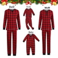 thumbnail image 2 of Nueva ropa de pijama familiar a juego con estampado de cuadros escoceses, ropa cómoda a juego para toda la familia, 2 of 5