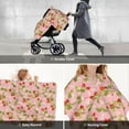 thumbnail image 6 of Car Seat Cover Baby - Cute Strawberry Bouquet Breathable Infant Car Seat Cover for Baby Carseat, Lightweight Comfort Baby Essentials Must Haves Newborn Stuff for Girl Boy, 6 of 7