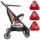 thumbnail image 2 of Carriola para Bebé Ligera Plegable Ruedas de Goma Cinturón 5 Puntos Toldo Apta desde 12 Meses Hasta 16 kg - Rosa, 2 of 7