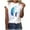 #8-Blue, variant on Pntutb Summer T-Shirt Womens Short Sleeve Fashion Feather Print Casual Tops Tee Blouse