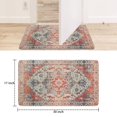thumbnail image 6 of Bohemian Orange Ethnic Design Rug Welcome Doormat for Indoor/Outdoor Entrance Bohemian Orange Ethnic Design Rug Decoration Door Mat Kitchen Door Mat Bedroom Doormat 17x30 Inch, 6 of 6