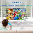 thumbnail image 3 of Wii Remote Controller,PORTHOLIC 2 Packs Upgrade Wii Wireless Controller Compatible with Nintendo Wii Wii U Console (White,2pcs), 3 of 7