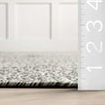 thumbnail image 2 of nuLOOM Wynn Braided Indoor/Outdoor Salt And Pepper 8' x 11' Casual Area Rug, 2 of 5