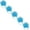Blue, variant on 5 Halloween Rings Party Favors Cupcake Toppers (Orange)
