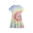 thumbnail image 4 of CCRFTGI Polo Dresses for Kids Girls Size 6-7 Back To School Short Sleeve Uniform Casual Tie Dye Pleated Flare Skater Polo Dresses Summer Button Collared Pique Polo Dress Yellow 5-6 Years, 4 of 5