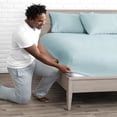 thumbnail image 3 of Bare Home 5 Queen Fitted Bed Sheets - Ultra-Soft, Hypoallergenic (Queen - 5 Pack, Light Blue), 3 of 5