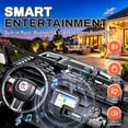 thumbnail image 6 of 24V 2 Seater Ride on Toys for Kids, Powered Ride on Car with Remote Control, 4 Wheel Suspension, Bluetooth, Music, LED, Dual 200W Motors, Soft Start, Electric Car for Big Kids Girls Boys 3-8, Black, 6 of 9