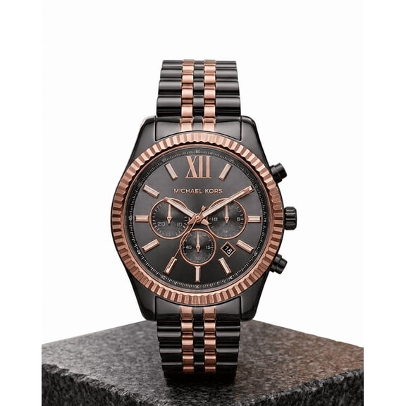 Michael Kors Lexington Chronograph Grey Dial Men's Watch MK8561