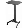 thumbnail image 1 of Kantek KTKSTS300B Mobile Height Adjustable Sit to Stand Desk, Black, 1 of 4