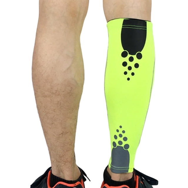 Bangcool Manchon de Jambe de Sport Respirant Manchon de Compression de Mollet Extérieur Manchon de Soutien de Jambe Manchon de Soutien de Jambe pour la Course