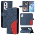 thumbnail image 1 of Étui pour OnePlus 9 Pro Portefeuille en Cuir Livre à Rabat Folio Support Vue Couverture - Bleu, 1 of 5