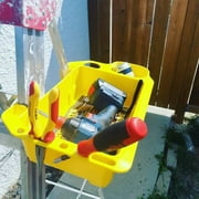 Rack-A-Tiers Ladder Mate Plastic Caddy Tool And Accessories Tray, Yellow