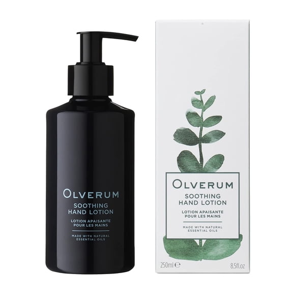 OLVERUM - Loción de manos calmante natural | Cuidado de la piel vegano limpio (8.5 fl oz | 250 ml)