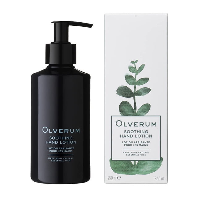 OLVERUM - Loción de manos calmante natural | Cuidado de la piel vegano limpio (8.5 fl oz | 250 ml)