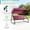 Red, variant on Heavy-Duty 3-Seat Patio Swing Chair - Adjustable Canopy, Convertible to Flat Bed, Removable Cushions, 750 lbs Capacity, Weather-Resistant Steel Frame, Garden Porch Backyard - Red