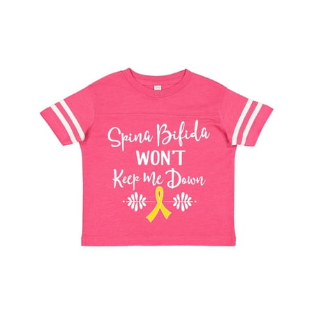

Inktastic Spina Bifida Awareness Message Ribbon Gift Toddler Boy or Toddler Girl T-Shirt