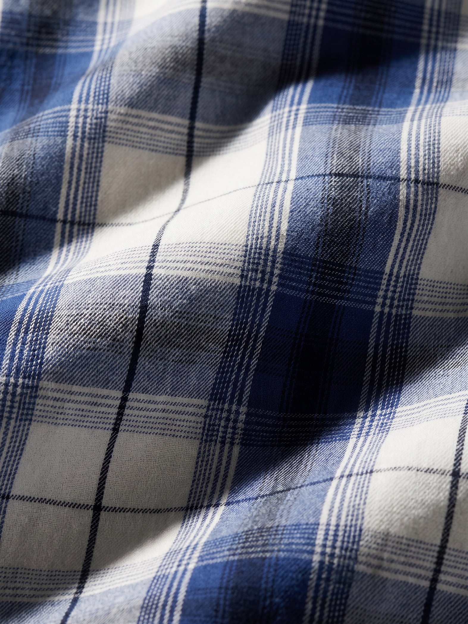 Free Assembly Men's Cotton Camp Shirt with Long Sleeves, Sizes S-3XL