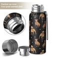 thumbnail image 2 of 20 Oz Pitbull Dog and Footprint Coffee Tumbler Double Wall Insulated Stainless Steel Water Bottle | Metal Reusable Thermoses Flask with Cup Cap | Leak & Sweat Proof with Anti-Dust Lid, 2 of 7