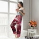 thumbnail image 5 of Balery Surreal Pink Headphones Pantalones de pijama para mujer, pijamas ultraligeros, pantalones de estar por casa-Medium, 5 of 6