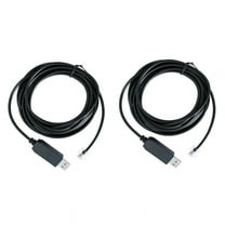 2X USB to Rj11 Rj12 6P4C Adapter Serial Control Cable EQMOD for - Mount Pc Connect for Hand Control Cable,1.8M