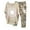 White, variant on ZQGJB Outfits for Women 2 Piece Sets Cotton Linen Half Sleeve Button Crewneck Blouse and Loose Comfy Long Camouflage Pants Tracksuit Lounge Sets Beige XL