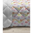 thumbnail image 3 of Aqua Jellyfish Down Alternative Comforter, Demonstration of Colorful Various Underwater Plantation Coral Fish Seaweed, Microfiber Quilt for All Season, 5 Sizes, Multicolor, by Ambesonne, 3 of 3
