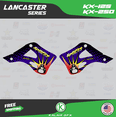 thumbnail image 2 of Kalair GFX Graphics Kit for Kawasaki KX125 (1999-2002) Lancaster Series, 2 of 5