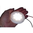 thumbnail image 4 of Pilotlights.net Low Profile 3" Dome Light - 12V Interior Exterior Waterproof - Natural White LED 4000K - Marine, RV, Truck, Trailer, Automobile or Utility LED - 200 Lumens, 4 of 6