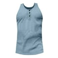 thumbnail image 1 of Aayomet Débardeurs d'Été pour Hommes Bouton Réglable Débardeur Sans Manches (BU2, TTG), 1 of 4