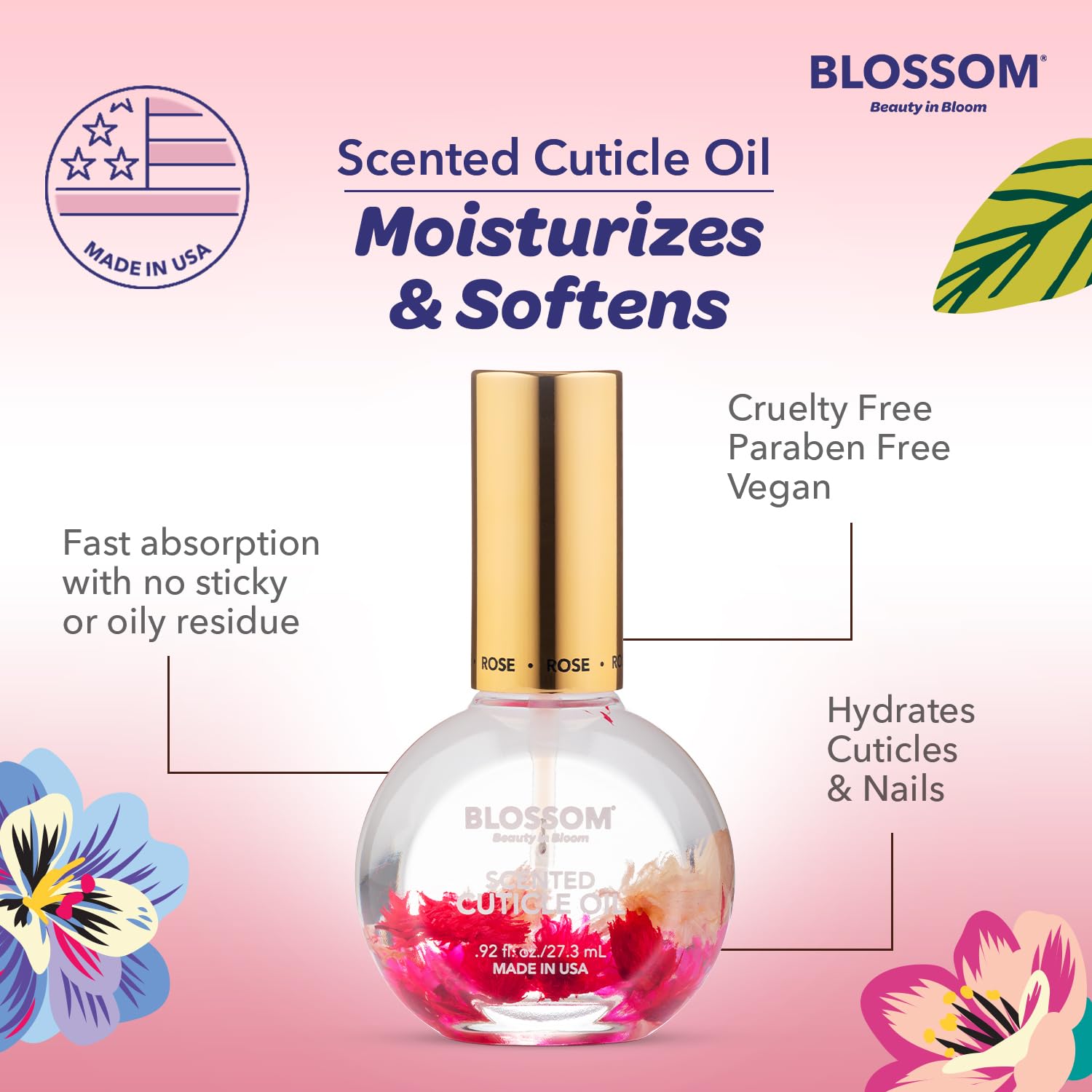 Blossom Rose Scented Cuticle Oil photo 4