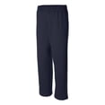 thumbnail image 2 of Heavy Blend Open-Bottom Sweatpants, XL, Navy, 2 of 3