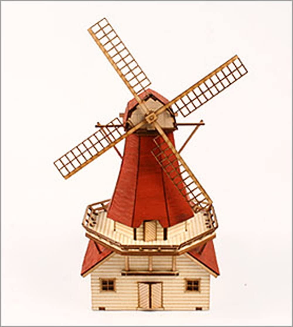 Netherlands Windmill 2 WOODEN MODEL KIT 