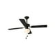 thumbnail image 1 of Ventilador de techo 42", acabado negro, 4 aspas, 3 velocidades 40W, 1 of 4