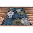 thumbnail image 2 of Capitola GAD Posey Beautiful Contemporary Geometric Indoor Outdoor Area Rug Multi-Color 6'7" 6' Round/Square Round, 2 of 3
