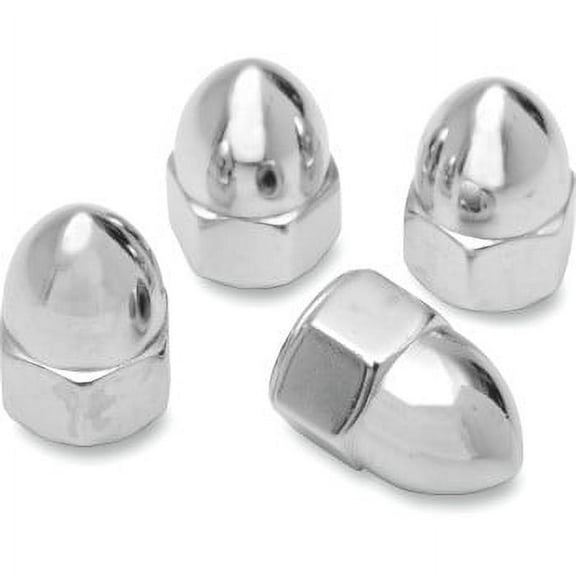 Drag Specialties DS-190341 Chrome Ware Acorn Nuts - 8mm