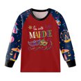thumbnail image 4 of Curenmufel Pyjama Filles Manches Longues Little Ensemble de Pyjama Grandes Filles Manches Longues Pyjama Pyjamas 4T 5T (Rouge,4-5 Ans), 4 of 4