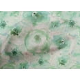 thumbnail image 4 of oneOone Cotton Poplin Fabric Watercolor Floral Print Sewing Fabric BTY 56 Inch Wide, 4 of 4