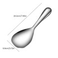 thumbnail image 3 of quenelle spoon Thickened Stainless Steel Non Stick Rice Spoon 304 Stainless Steel Rice Spoon Sleek No Rice Cooker Spoon Rustproof Cookware Rice Spoons for Serving Mixing Spoon, 3 of 8