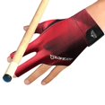 thumbnail image 4 of Open Finger Billiard Pool Gloves Adjustable Sticker Polyester Snooker Pool Gloves Portable Lightweight Reusable Training Gloves black red, 4 of 6
