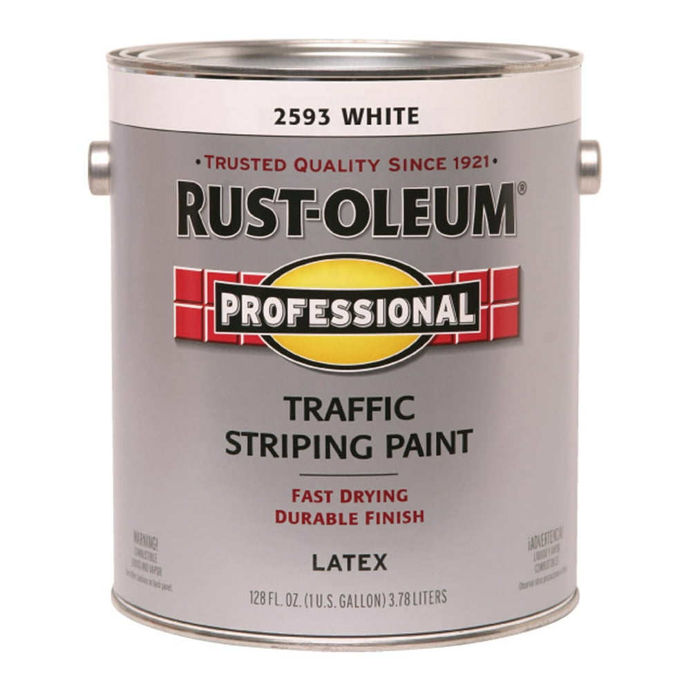RustOleum Professsional White Traffic Striping Paint 1 gal. Walmart
