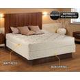 thumbnail image 2 of Dream Sleep Comfort Classic Gentle Firm One-Sided Mattress and Box Spring Set - Orthopedic, Fully Assembled, Long Lasting Comfort by Dream Solutions USA (King 76"x80"x9"), 2 of 4