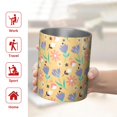 thumbnail image 5 of Floral 12oz Stainless Steel Coffee Mug – Double-Wall Insulated Cup with Spill-Resistant Lid, 360° Full-Print Design, Keeps Drinks Hot & Cold for Home, Office, Travel,Thanksgiving,Christmas, Spring, 5 of 5