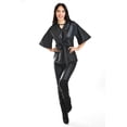 thumbnail image 5 of Blusa de vinipiel con laso Roman Fashion /Juvenil, 1877 (Negro) negro CH, 5 of 5