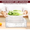 thumbnail image 4 of Fridge Organizer, Stackable Refrigerator Organizer Bin with lids, Clear Plastic Pantry Organizer Bins, Freezer Organizers Kitchen Storage and Organization for Fruits, Vegetable (7pack), 4 of 7